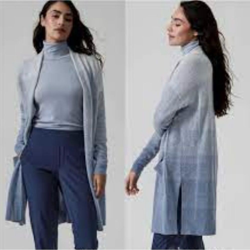 Athleta Ombré Spirit Wool-Cashmere Blend Wrap